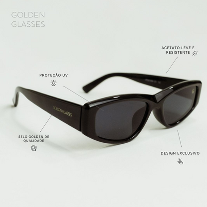 Women's Black Elegance Sunglasses