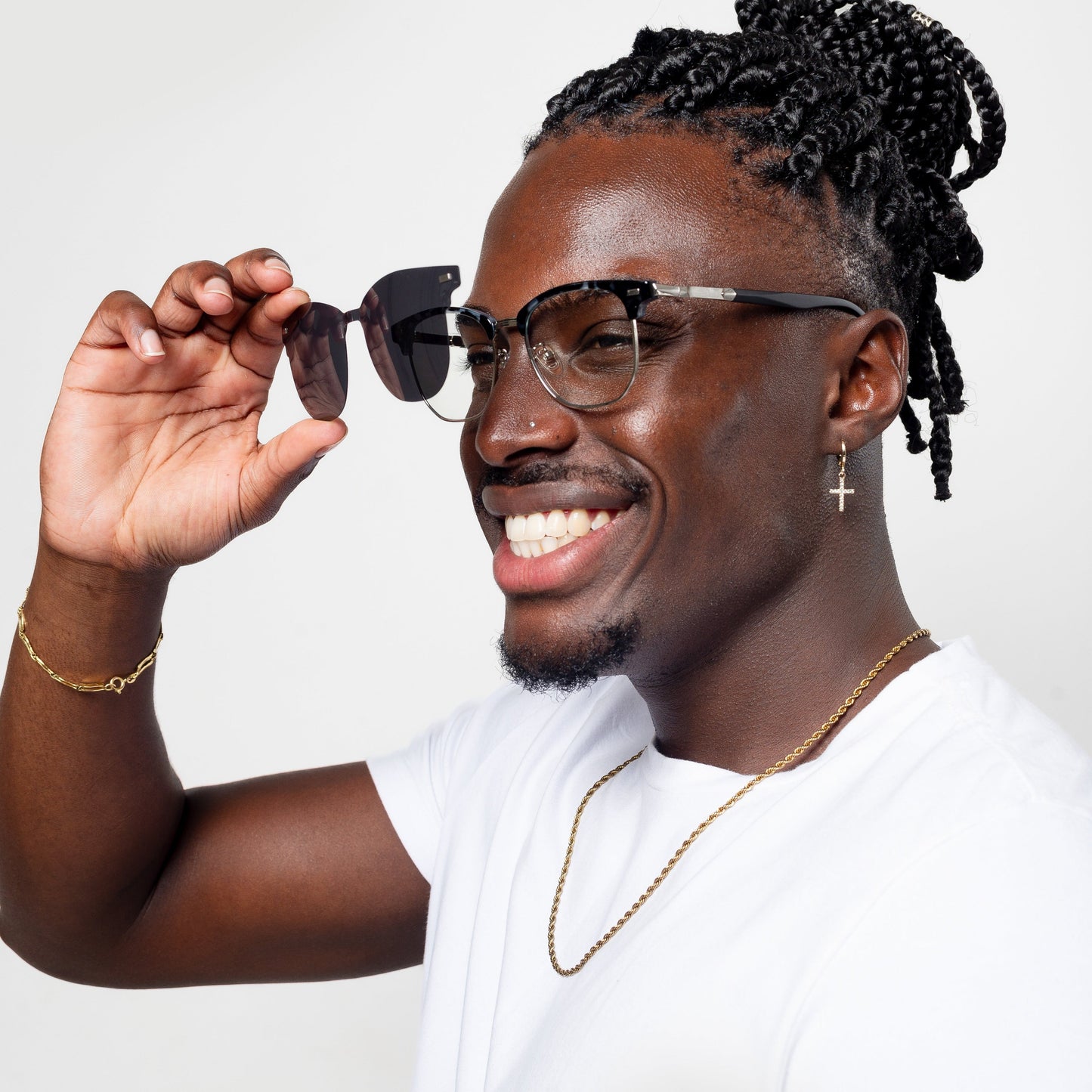 Nate Glasses - 2 in 1 Clip-On