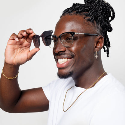 Nate Glasses - 2 in 1 Clip-On