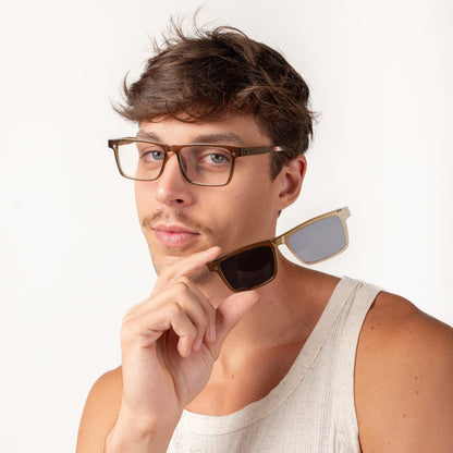 Monti Glasses - 2 in 1 Clip-On