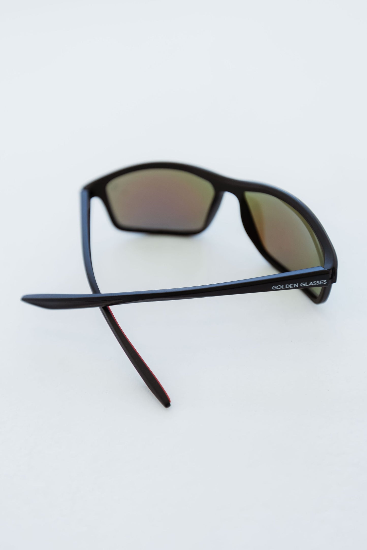 Men's Polarized Black and Blue Sports Sunglasses