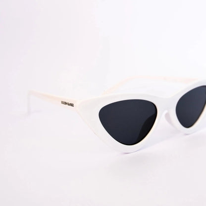 Women's White Cat Eye Sunglasses