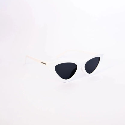 Women's White Cat Eye Sunglasses