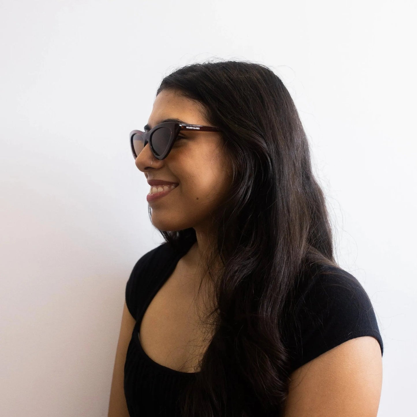 Brown Cat Eye Sunglasses for Women