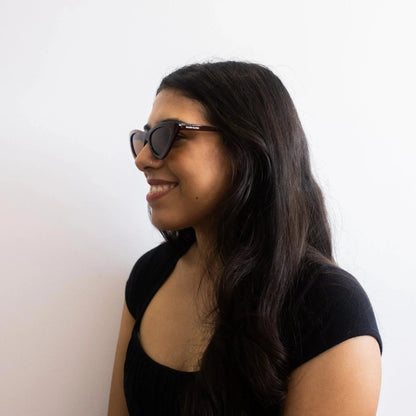 Brown Cat Eye Sunglasses for Women