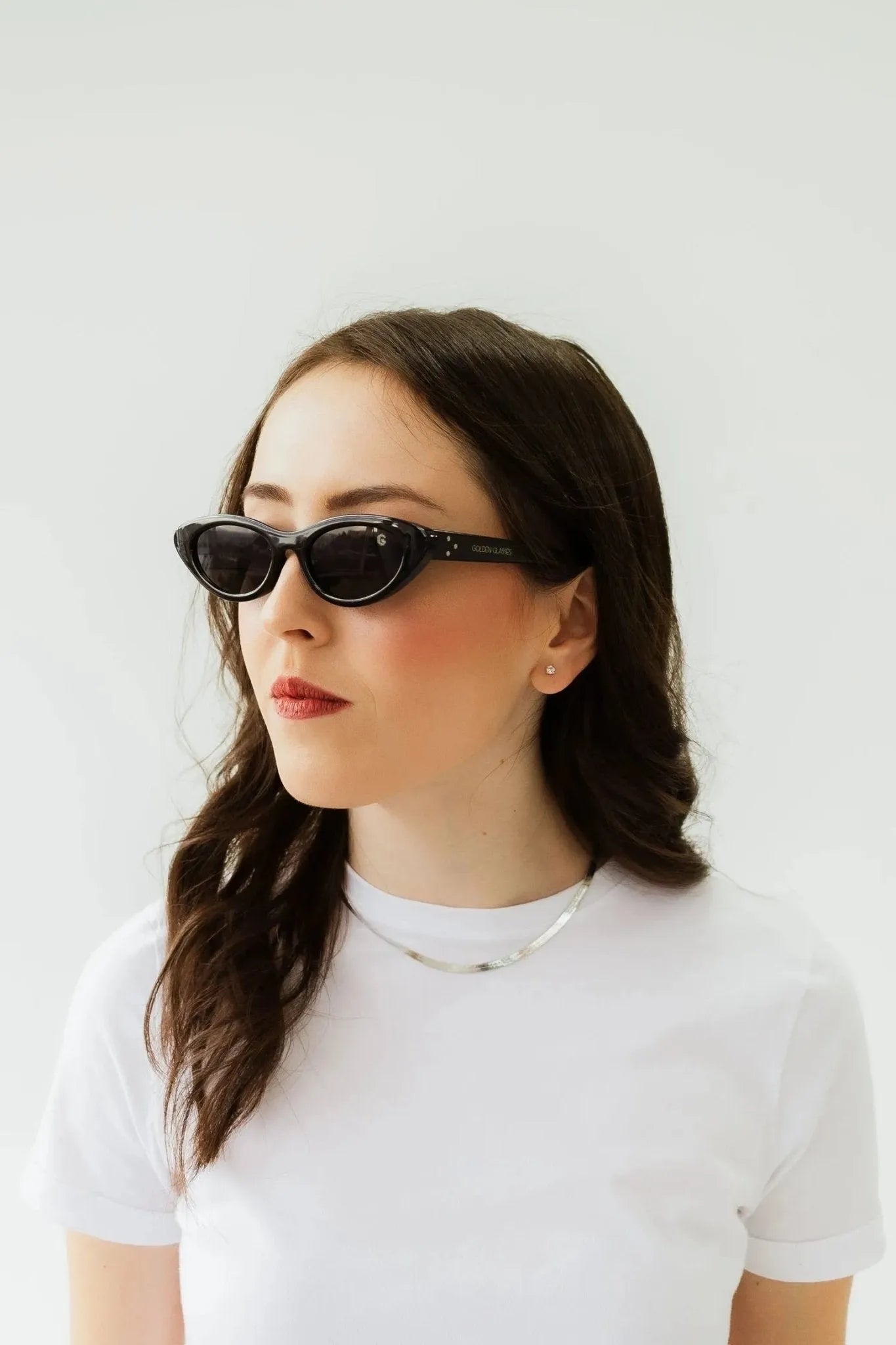 Women's Black Feline Sunglasses