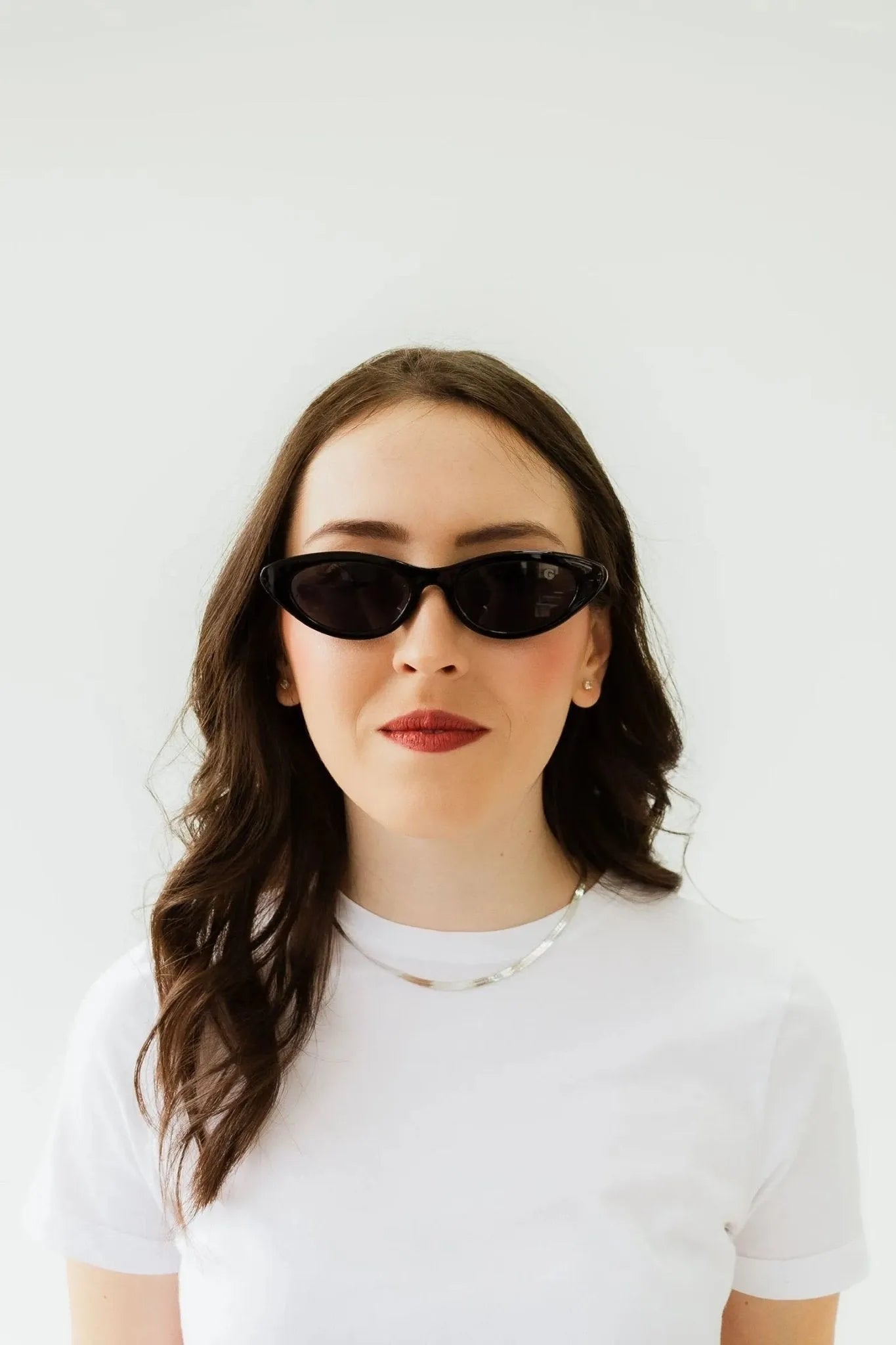 Women's Black Feline Sunglasses