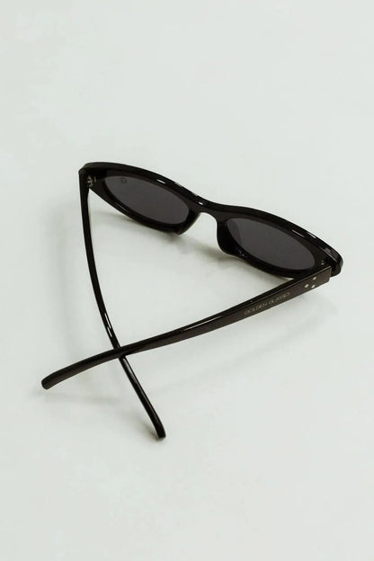 Women's Black Feline Sunglasses